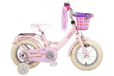 Volare Ashley Kinderfiets - Meisjes - 12 inch - Roze - 95% afgemonteerd