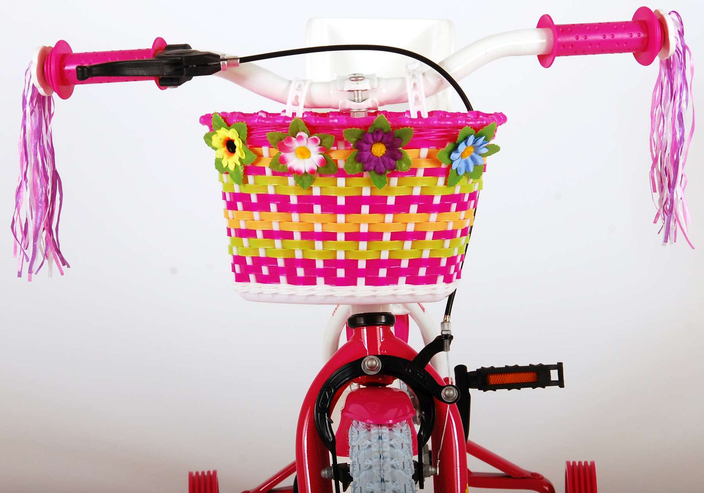 Bicycle per bambini di Vlatare Ashley - Girls - 14 pollici - Bianco - 95% assemblato