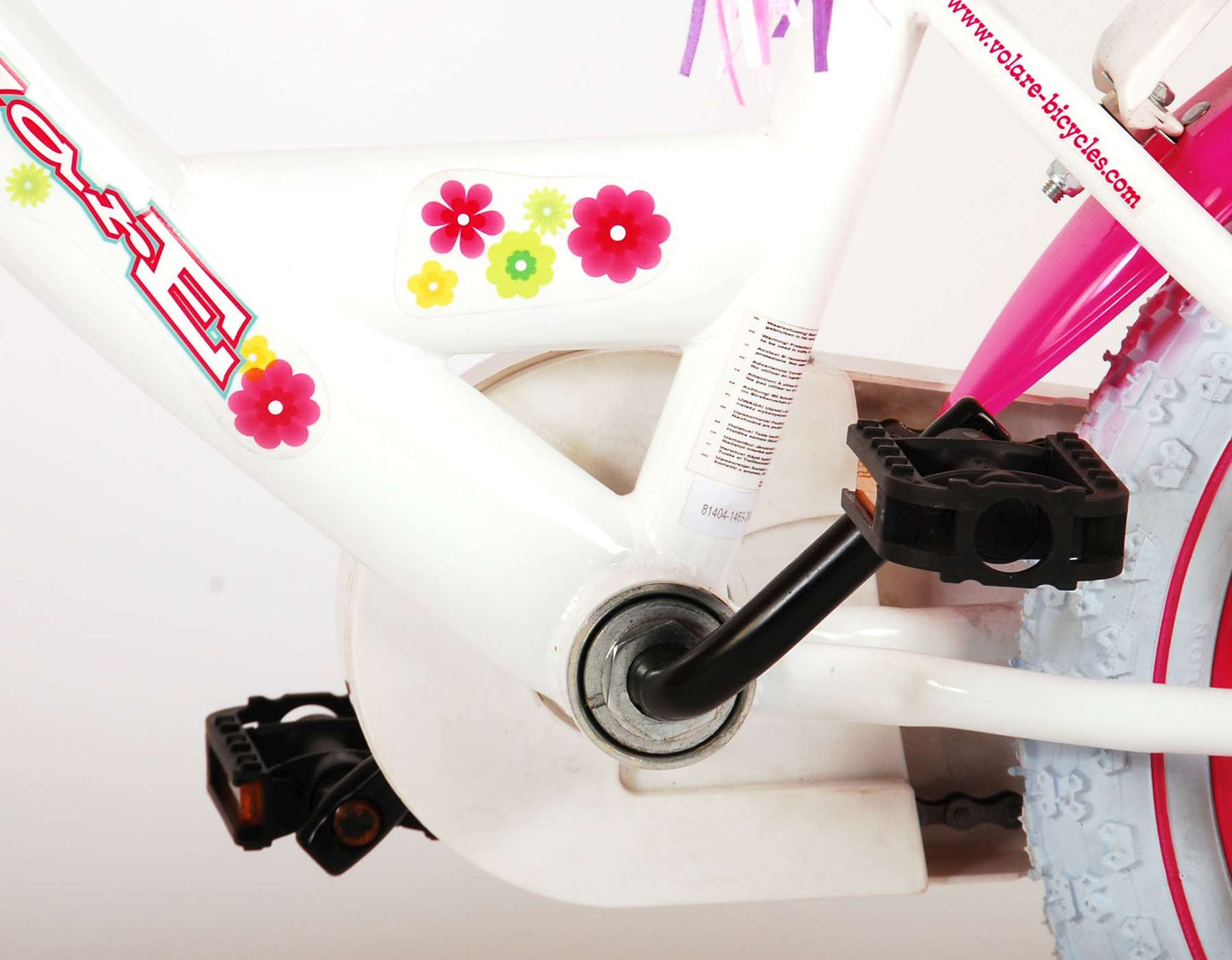 Bicycle per bambini di Vlatare Ashley - Girls - 14 pollici - Bianco - 95% assemblato