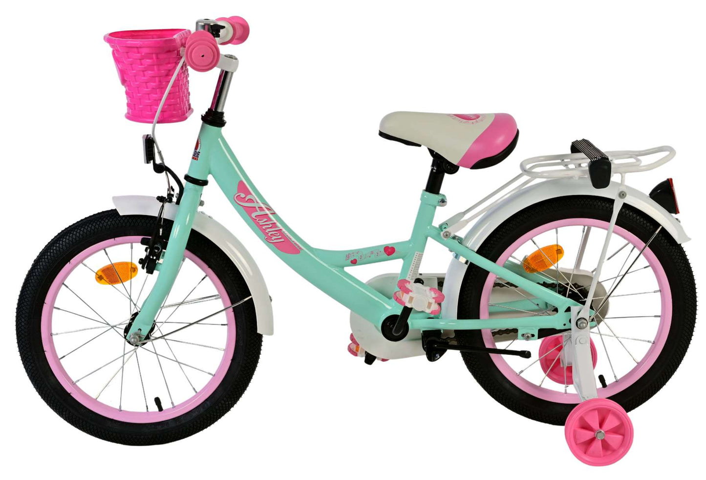 Bicicletta per bambini Volare Ashley - ragazze - 16 pollici - verde