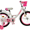 Bicicleta para niños Volare ashley - niñas - 18 pulgadas - blanca