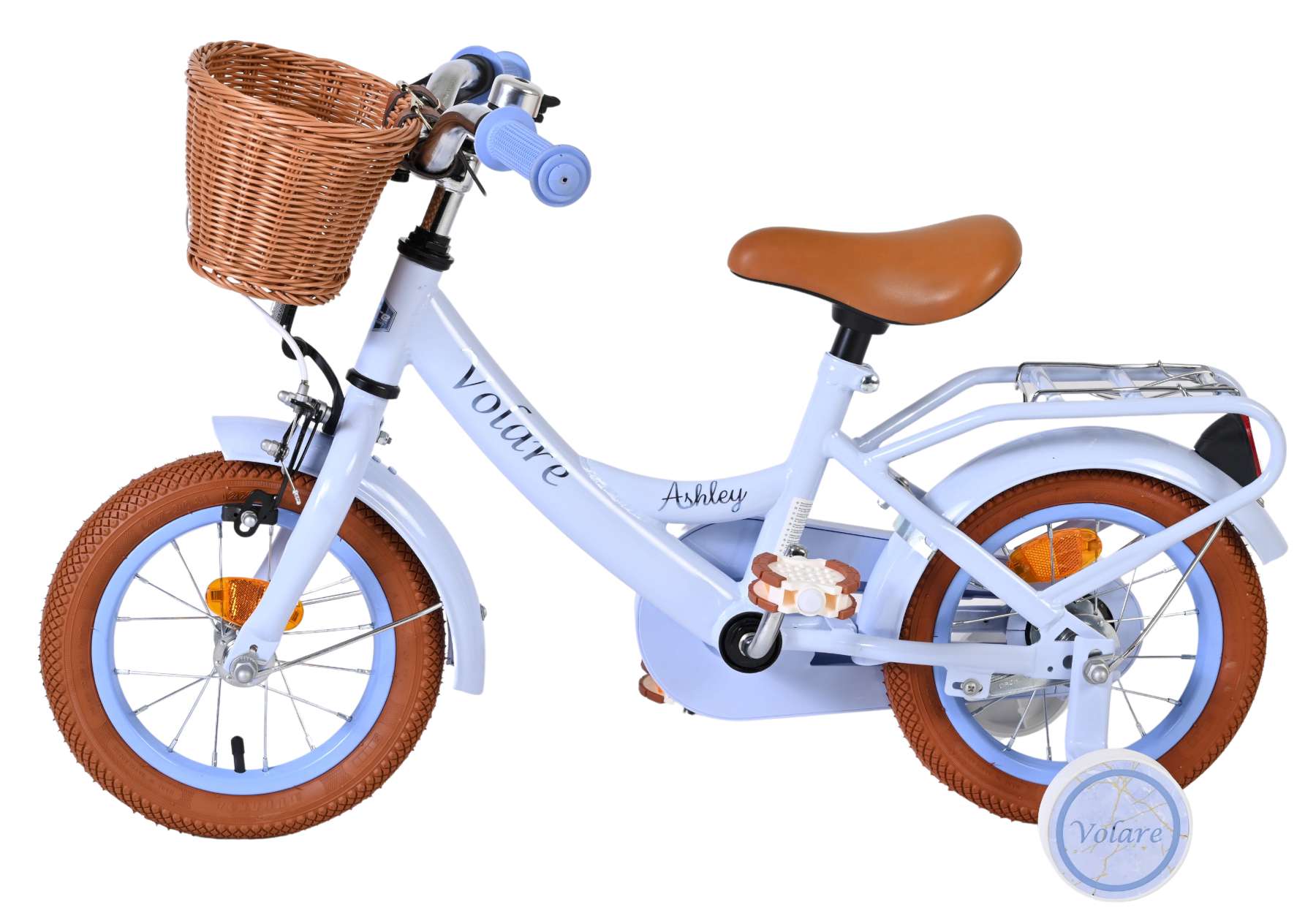 Volare ashley kinderfiets - meisjes - 12 inch - pastel blauw