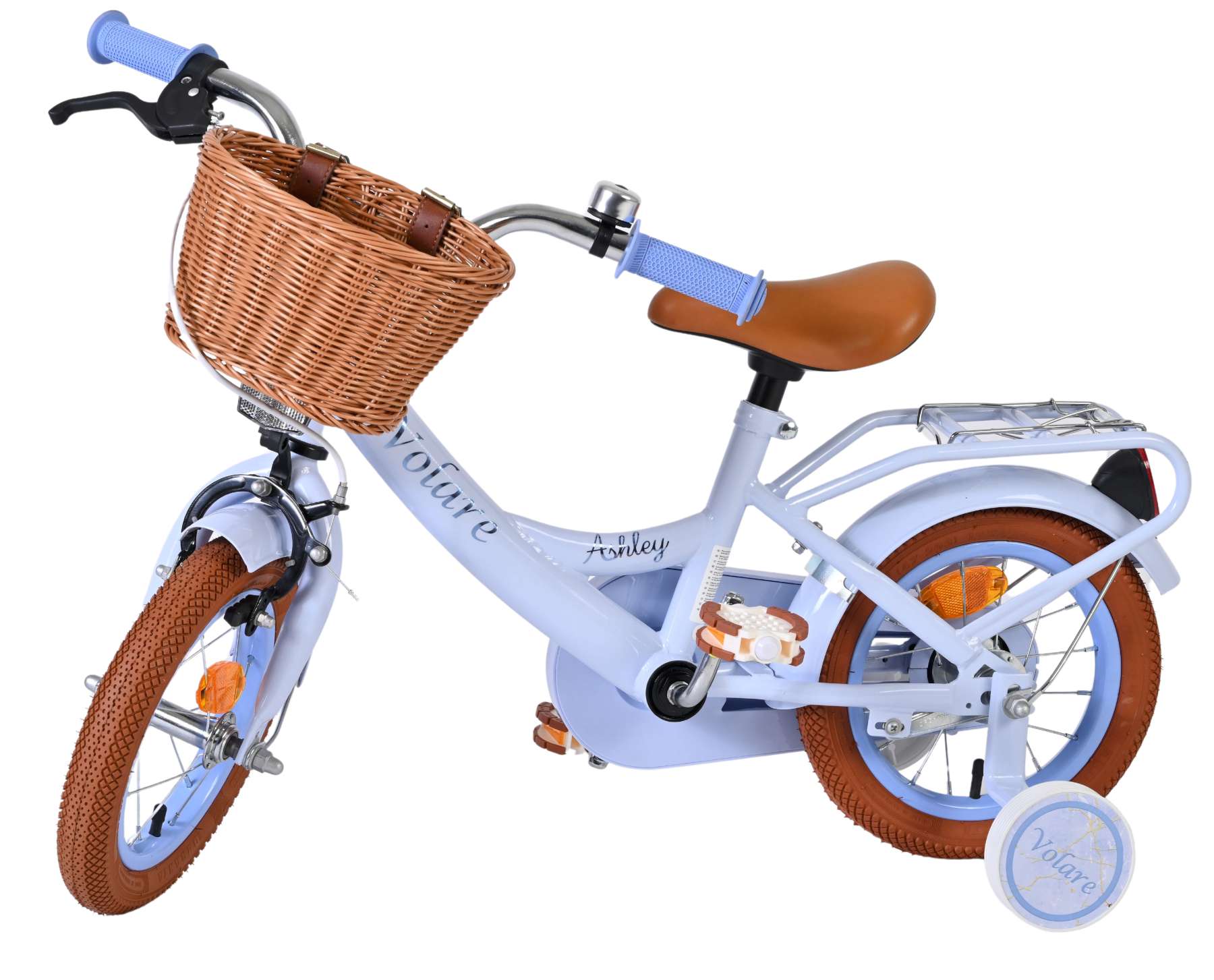 Volare ashley kinderfiets - meisjes - 12 inch - pastel blauw