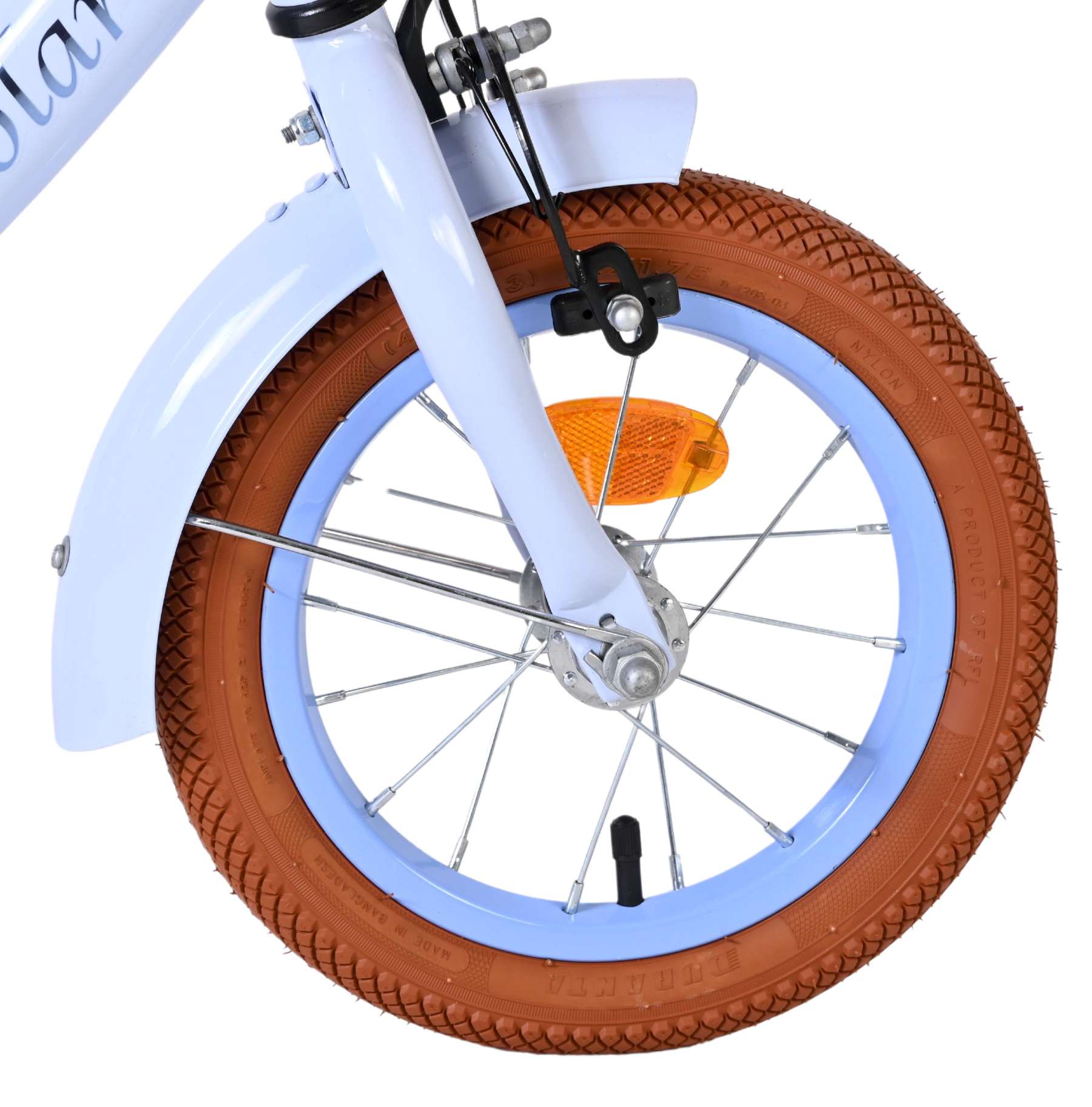 Bicicletta per bambini Volare Ashley - ragazze - 12 pollici - blu pastello - due freni a mano