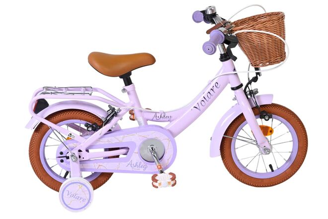 Bicicletta per bambini Volare Ashley - ragazze - 12 pollici - lilla - due freni a mano