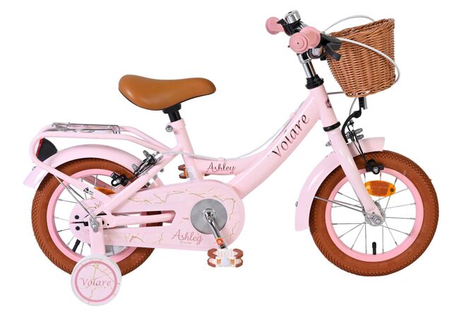 Bicicletta per bambini Volare Ashley - ragazze - 12 pollici - rosa - due freni a mano