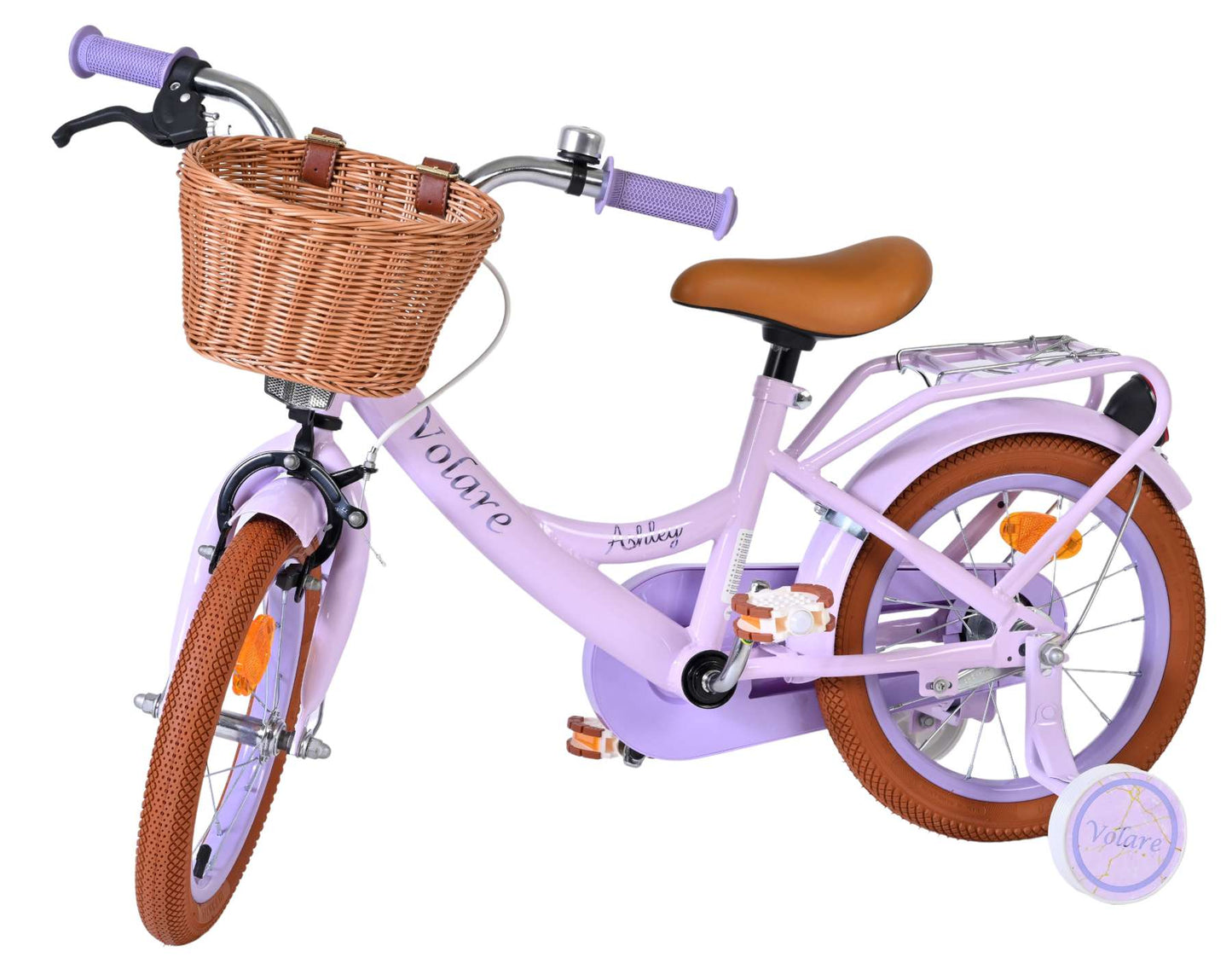 Bicicletta per bambini Volare Ashley - ragazze - 14 pollici - lilla