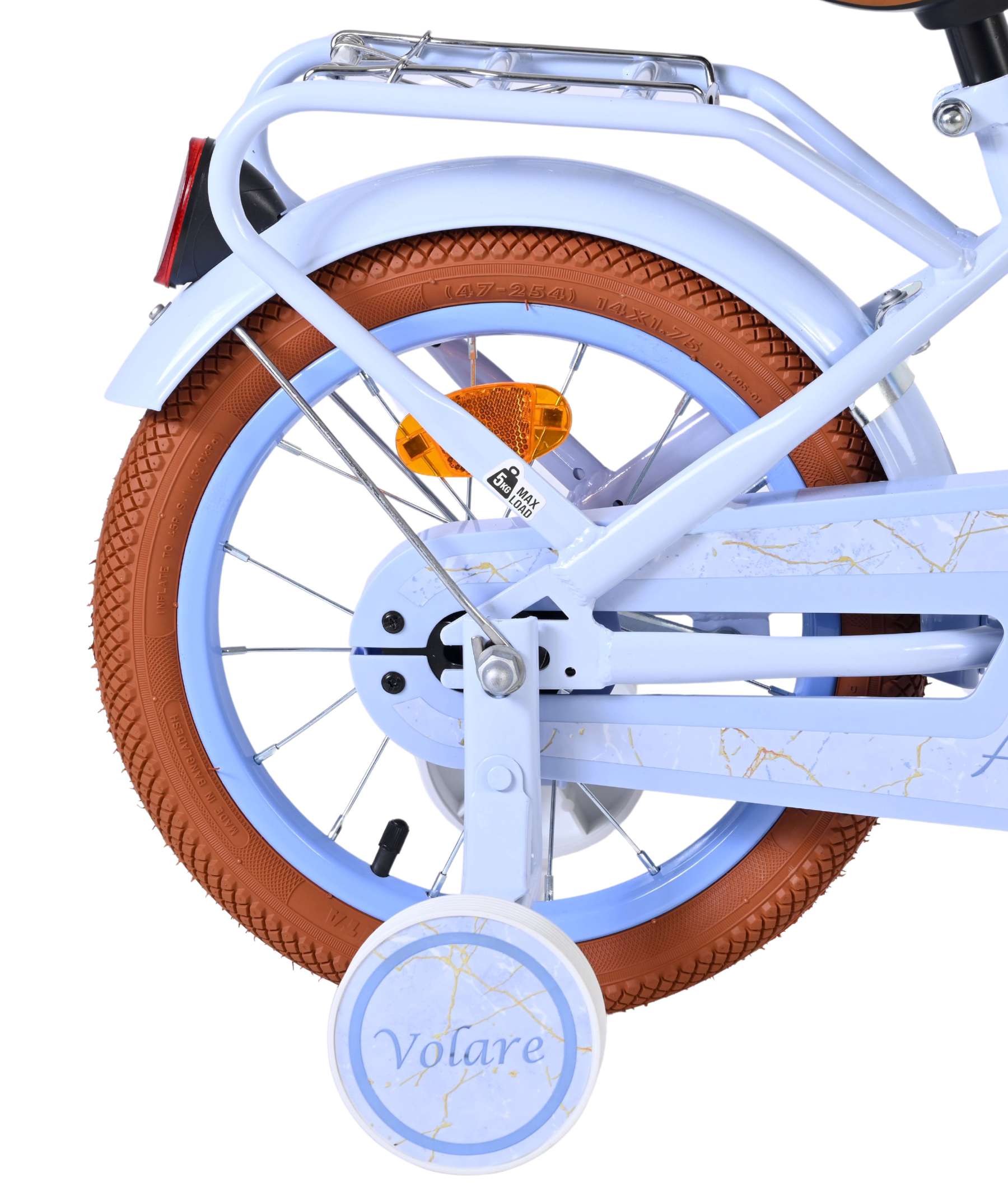 Bicicletta per bambini Volare Ashley - ragazze - 14 pollici - blu pastello