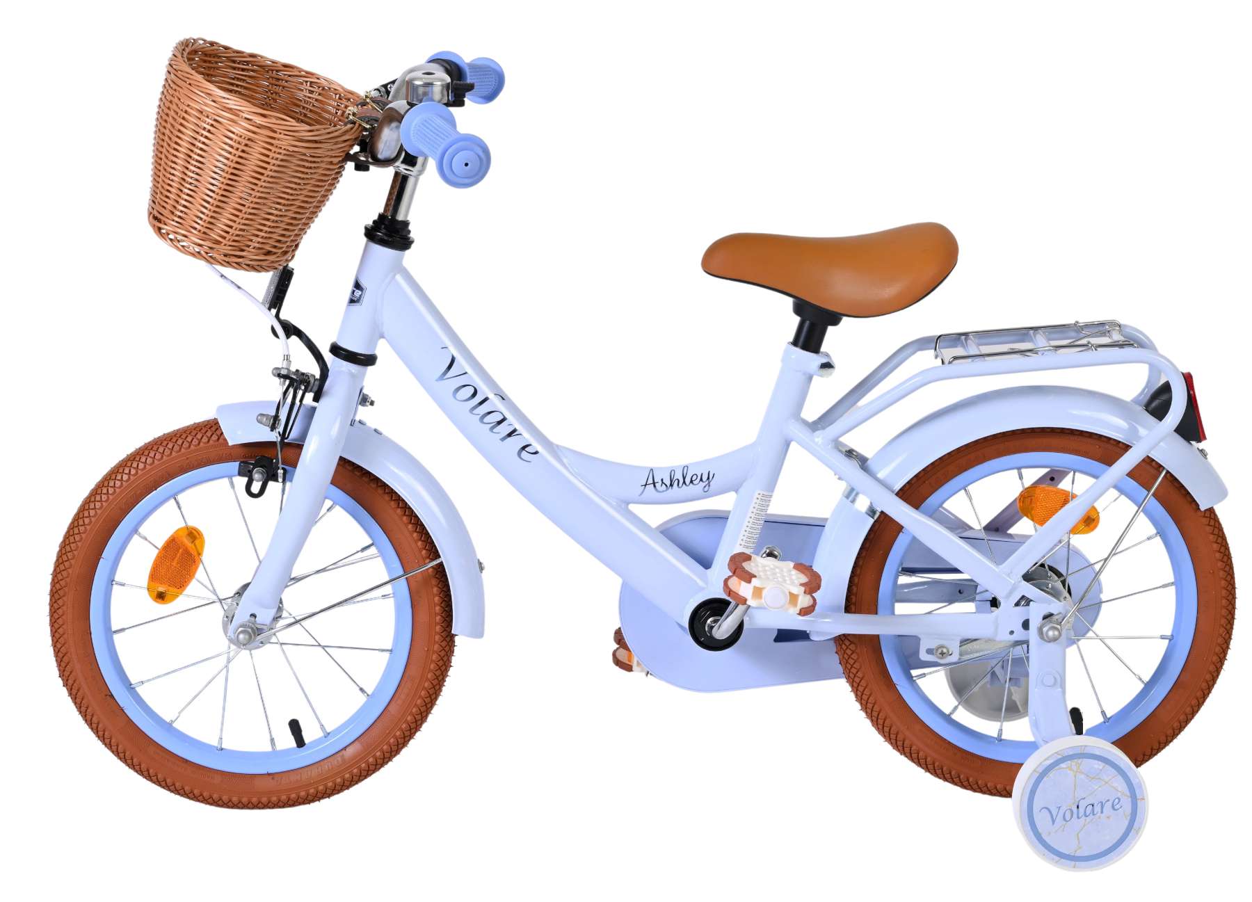 Bicicletta per bambini Volare Ashley - ragazze - 14 pollici - blu pastello