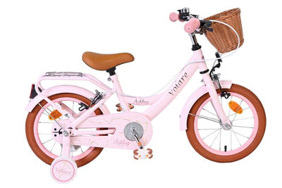 Bicicletta per bambini Volare Ashley - ragazze - 14 pollici - rosa - due freni a mano