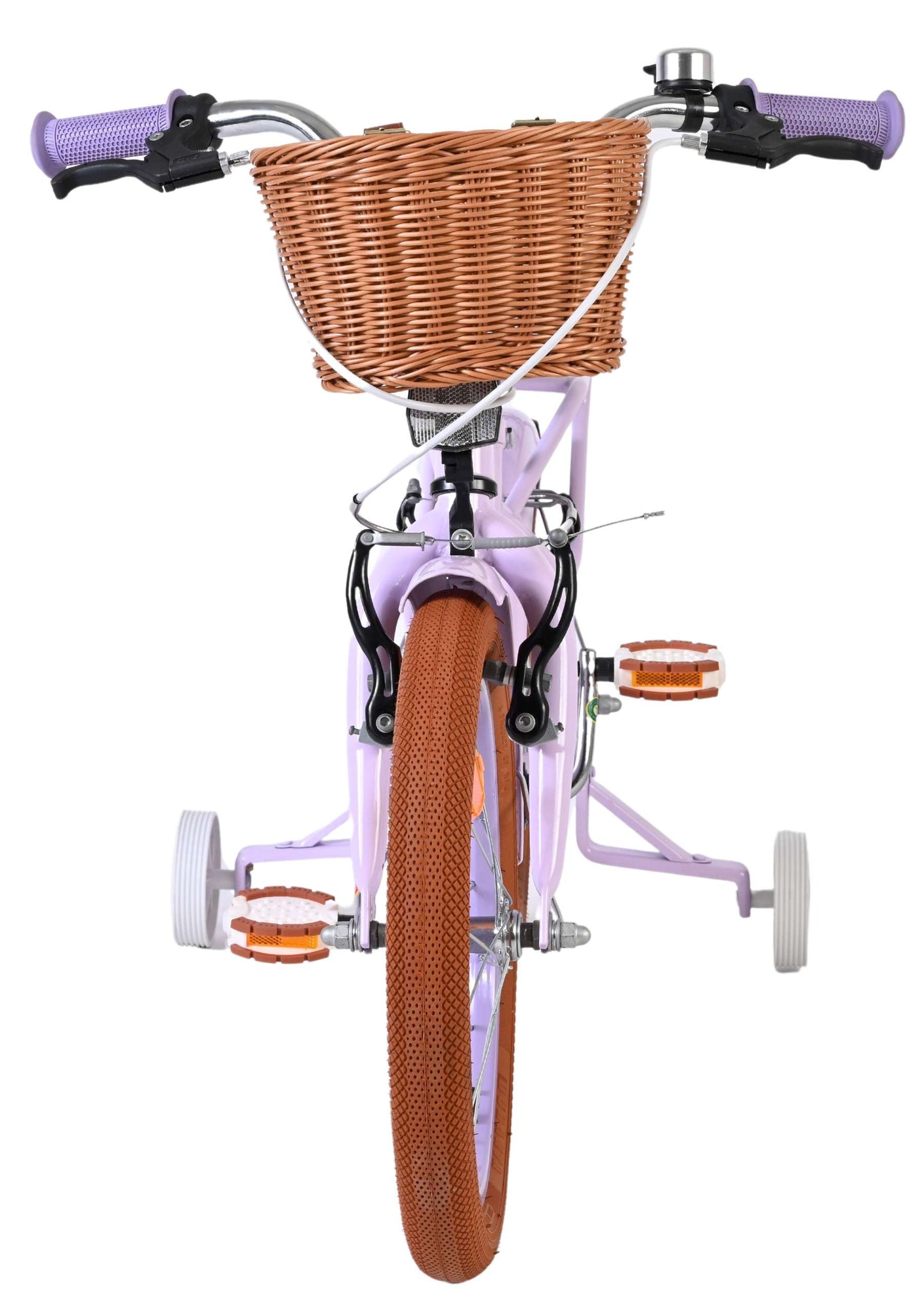 Bicicletta per bambini Volare Ashley - ragazze - 16 pollici - lilla - due freni a mano