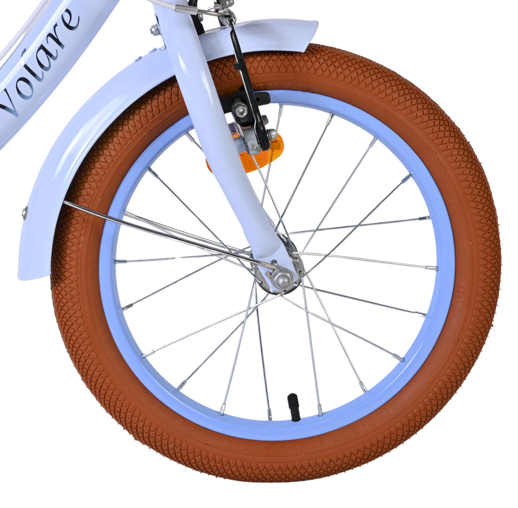 Bicicletta per bambini Volare Ashley - ragazze - 16 pollici - blu pastello - due freni a mano