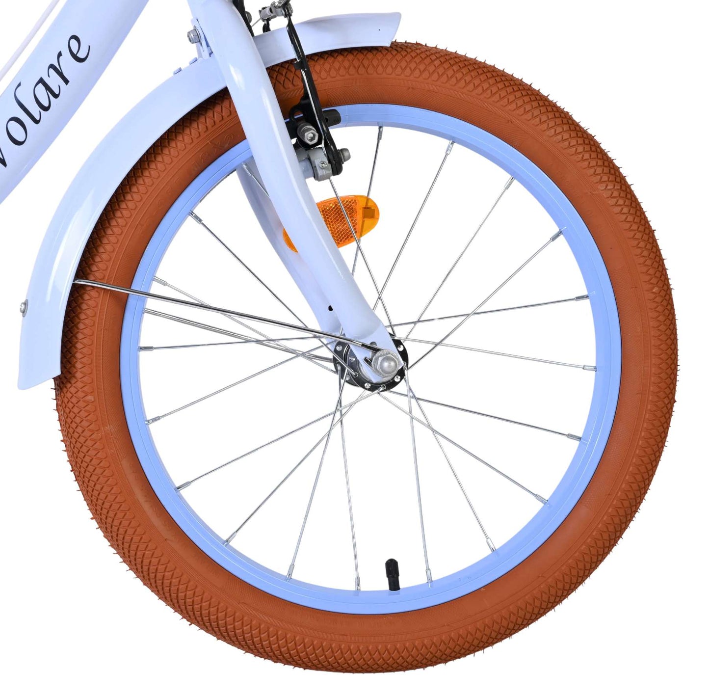 Bicicletta per bambini Volare Ashley - ragazze - 18 pollici - blu pastello - due freni a mano