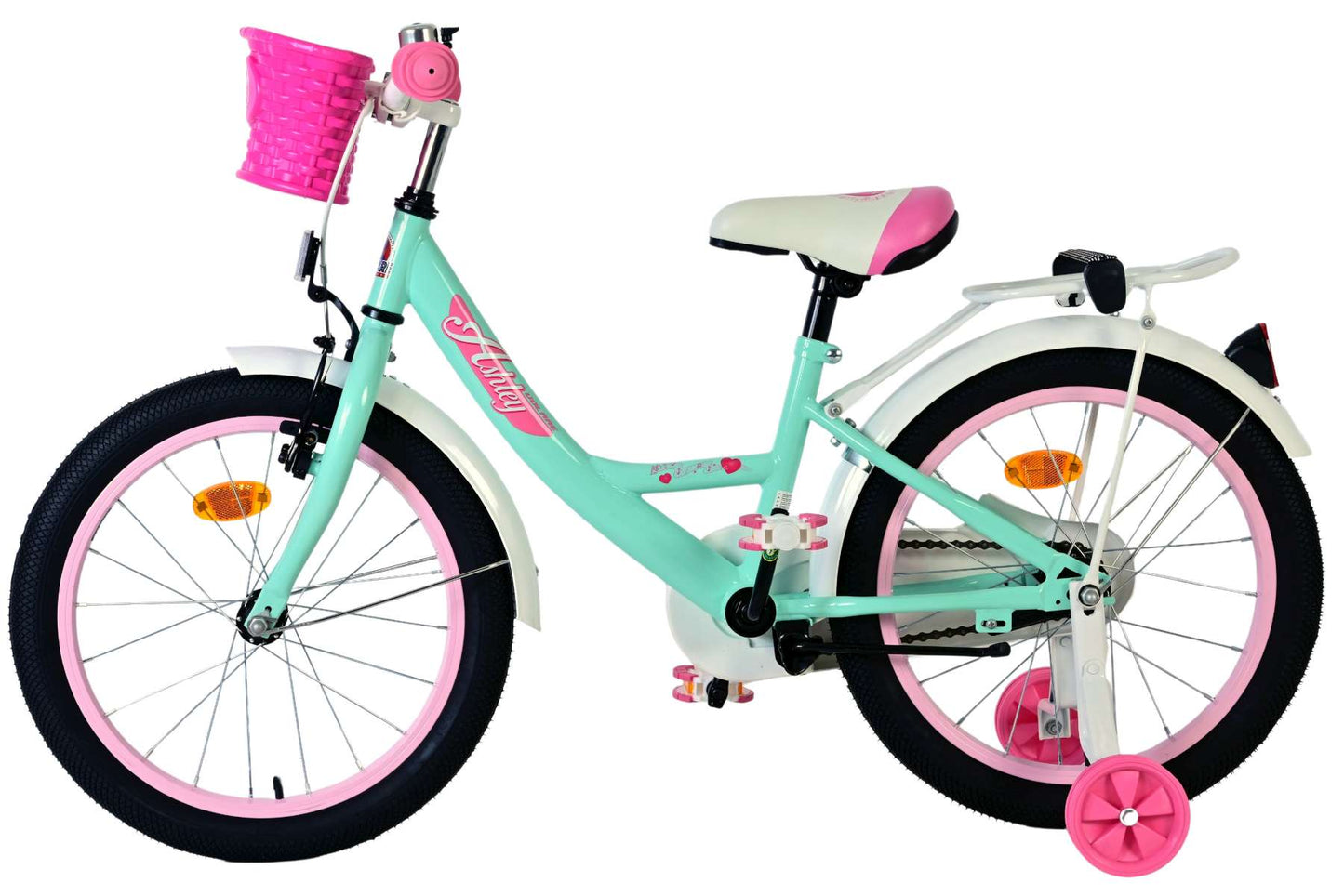 Volare ashley kinderfiets - meisjes - 18 inch - groen