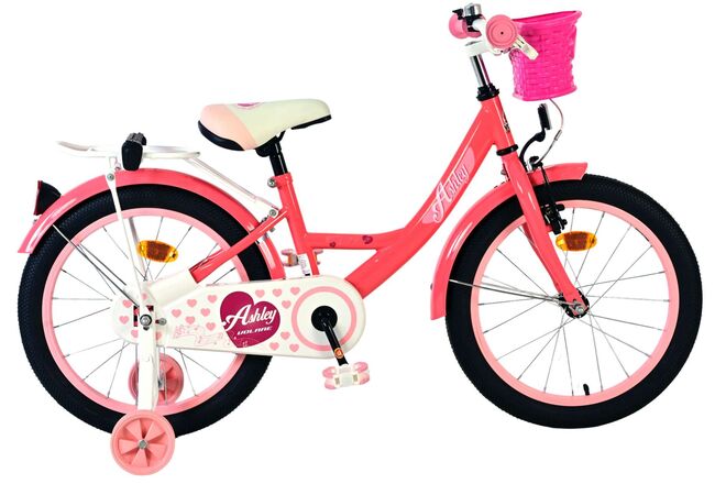 Bicicletta per bambini Volare Ashley - ragazze - 18 pollici - rosa rossa