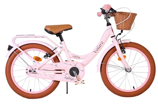 Bicicletta per bambini Volare Ashley - ragazze - 18 pollici - rosa - due freni a mano