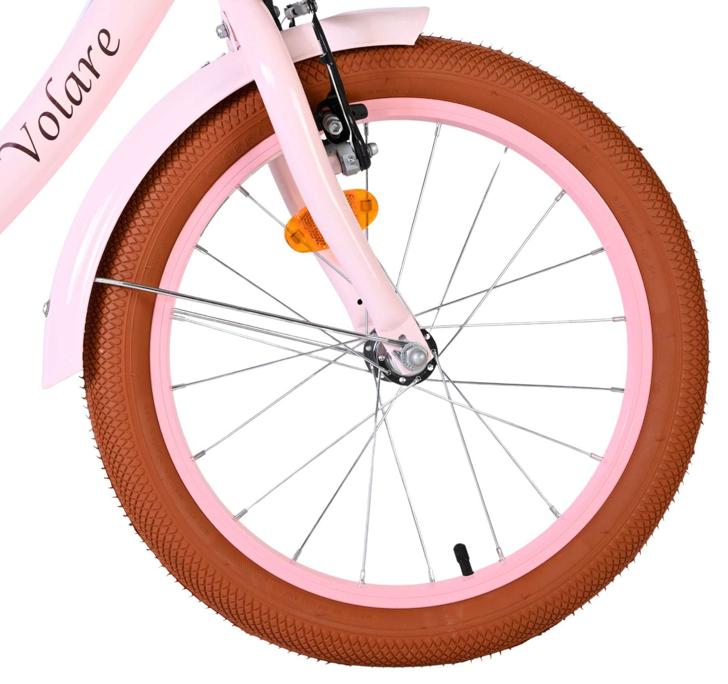 Bicicletta per bambini Volare Ashley - ragazze - 18 pollici - rosa - due freni a mano