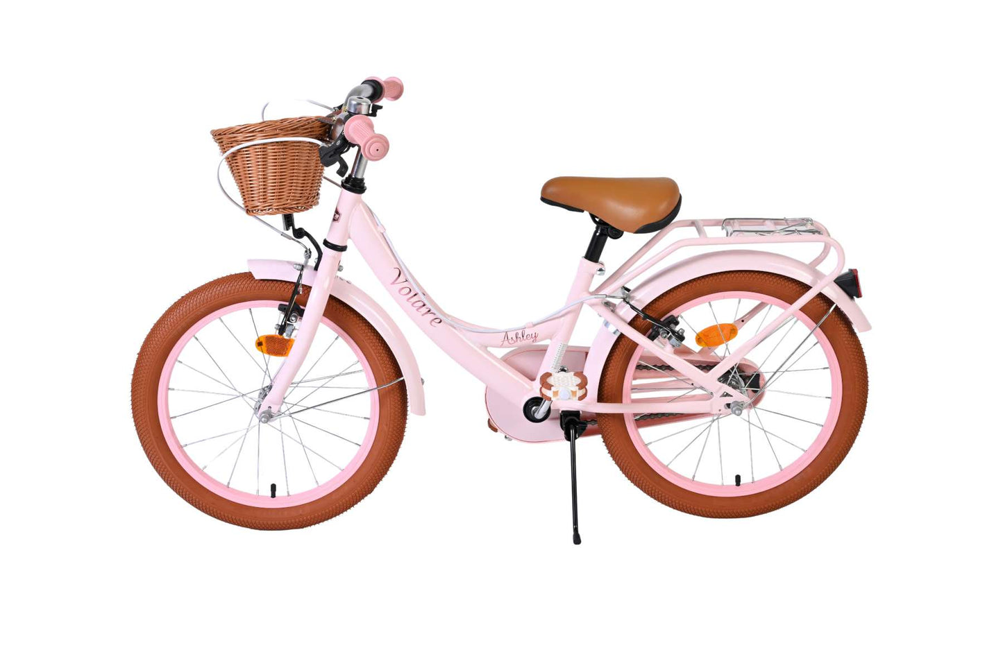 Bicicletta per bambini Volare Ashley - ragazze - 18 pollici - rosa - due freni a mano