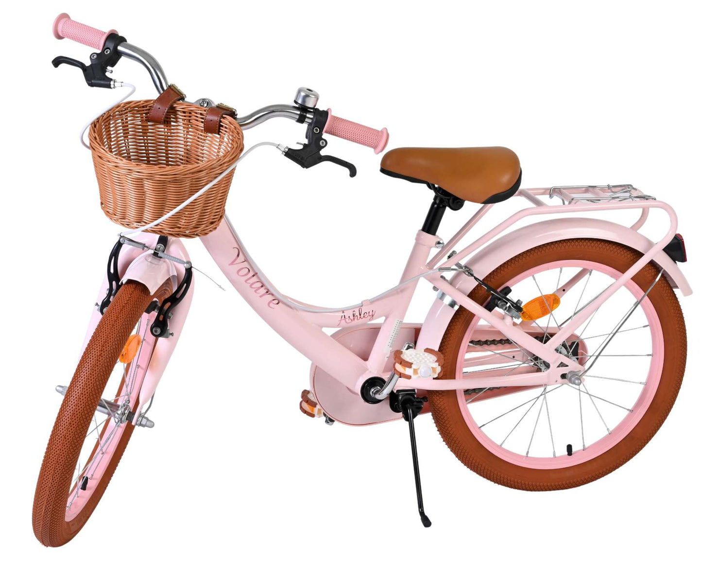 Bicicletta per bambini Volare Ashley - ragazze - 18 pollici - rosa - due freni a mano