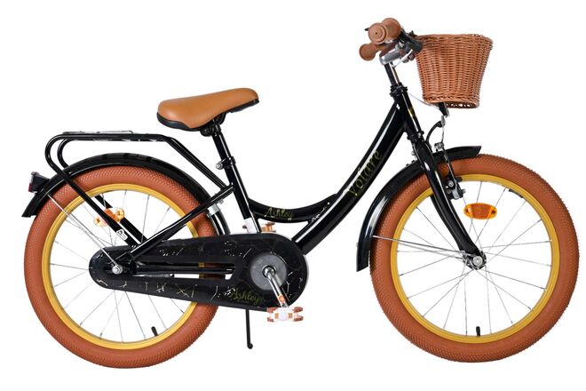 Volare ashley kinderfiets - meisjes - 18 inch - zwart