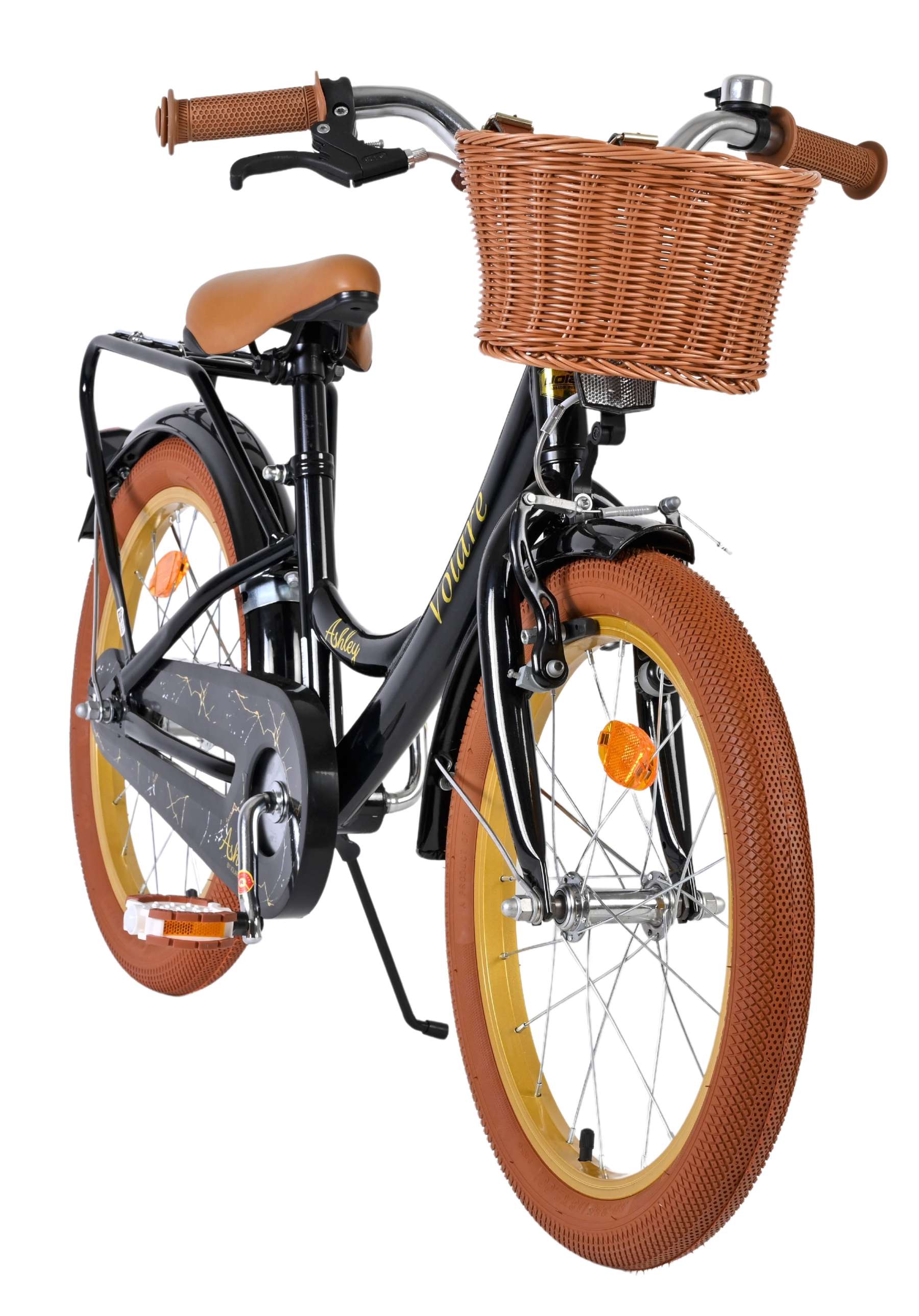 Volare ashley kinderfiets - meisjes - 18 inch - zwart