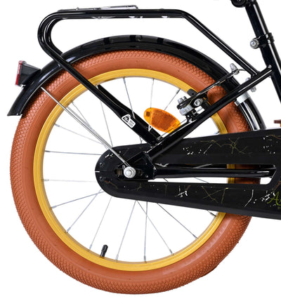 Bicicleta para niños Volare Ashley - niña - 18 pulgadas - negra - dos frenos de mano