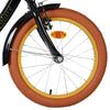 Volare ashley kinderfiets - meisjes - 18 inch - zwart - twee handremmen