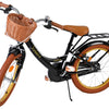 Volare ashley kinderfiets - meisjes - 18 inch - zwart - twee handremmen