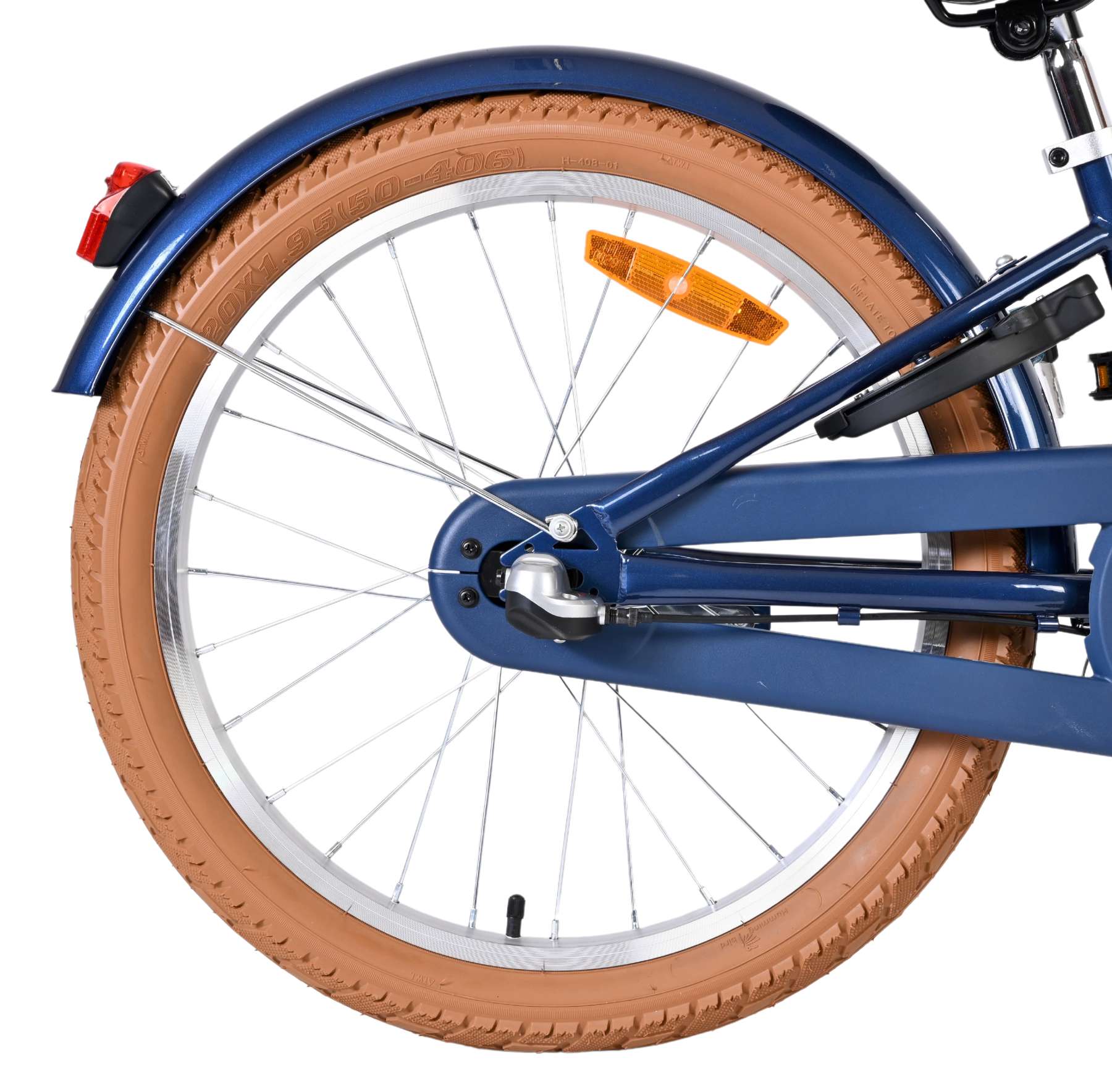 Volare ashley kinderfiets - meisjes - 20 inch - donkerblauw - nexus 3