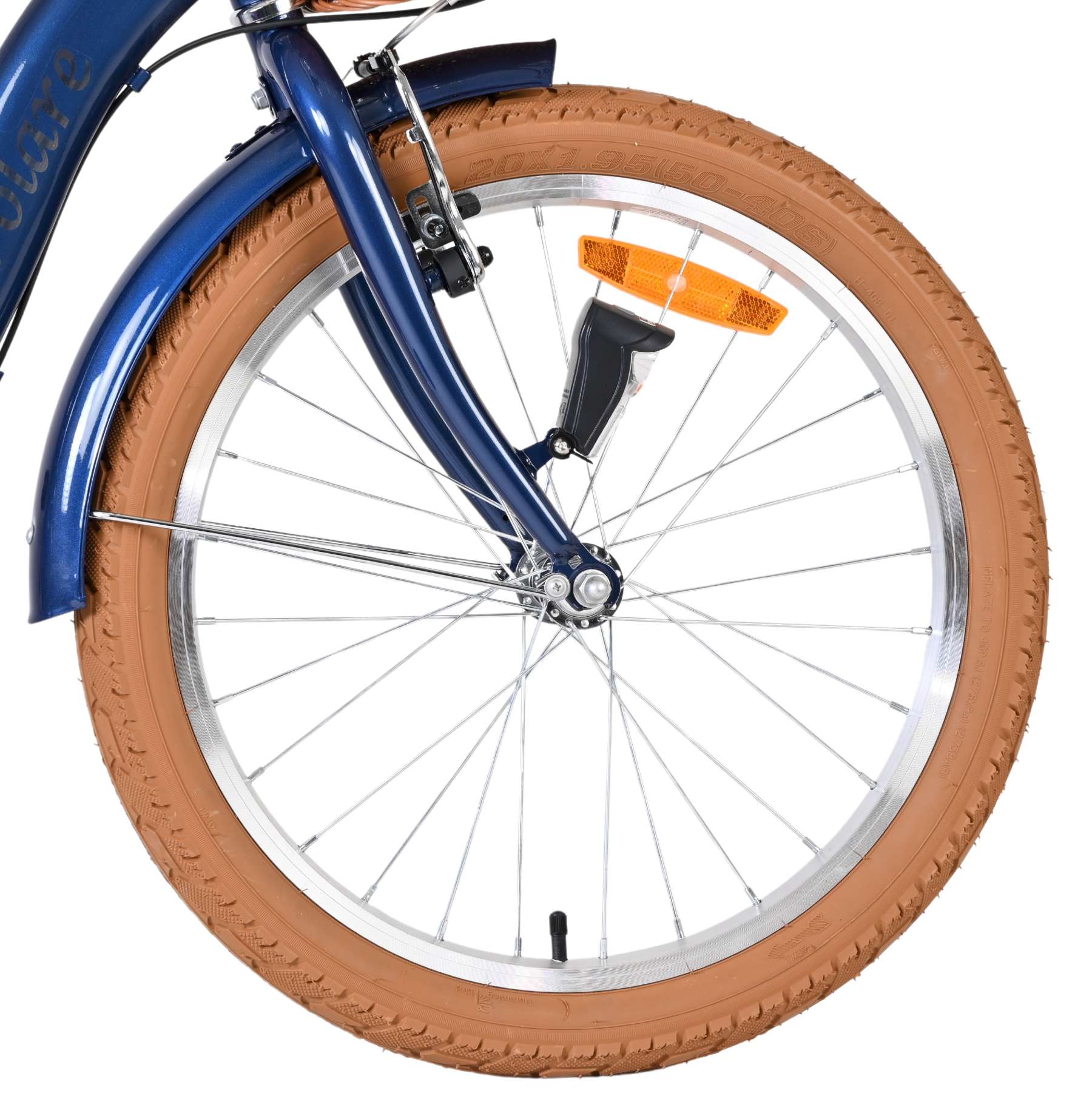 Volare ashley kinderfiets - meisjes - 20 inch - donkerblauw - nexus 3