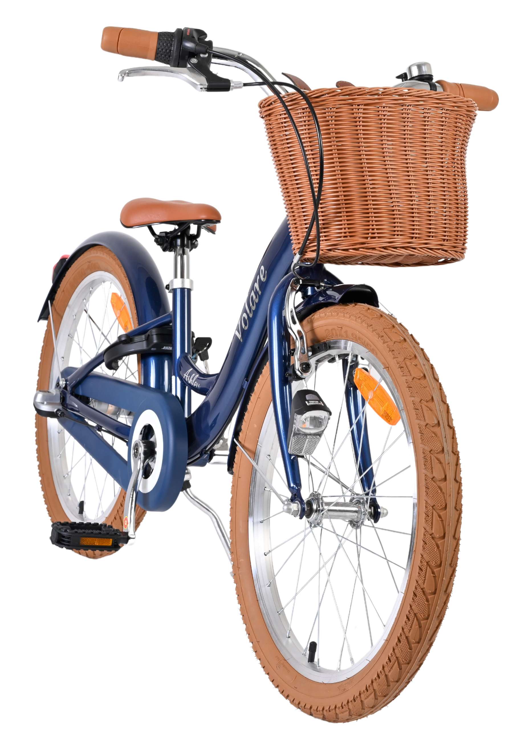 Volare ashley kinderfiets - meisjes - 20 inch - donkerblauw - nexus 3