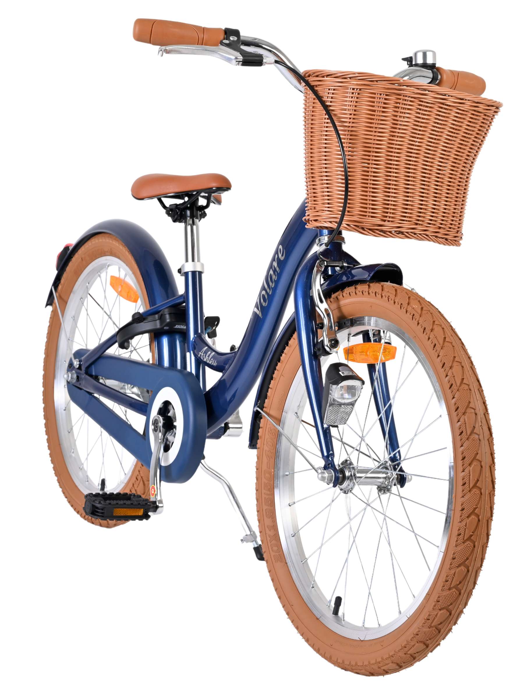 Volare ashley kinderfiets - meisjes - 20 inch - donkerblauw