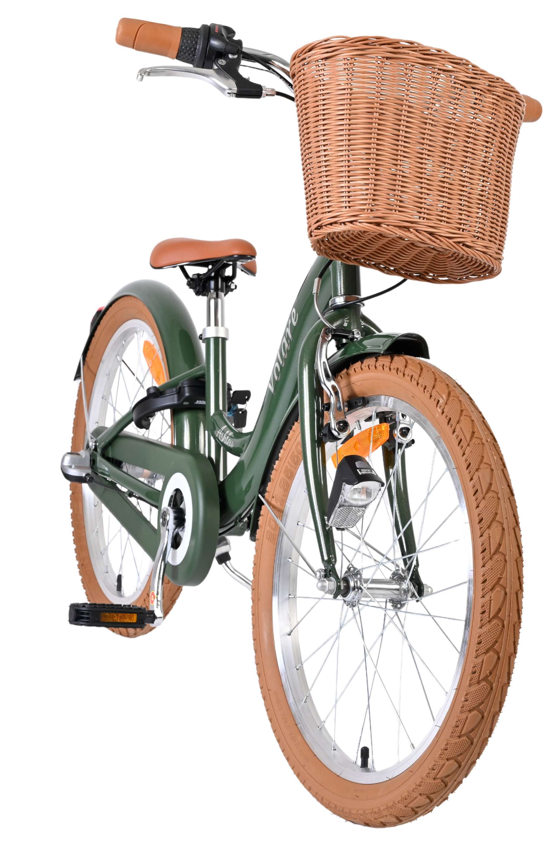 Volare ashley kinderfiets - meisjes - 20 inch - groen - nexus 3