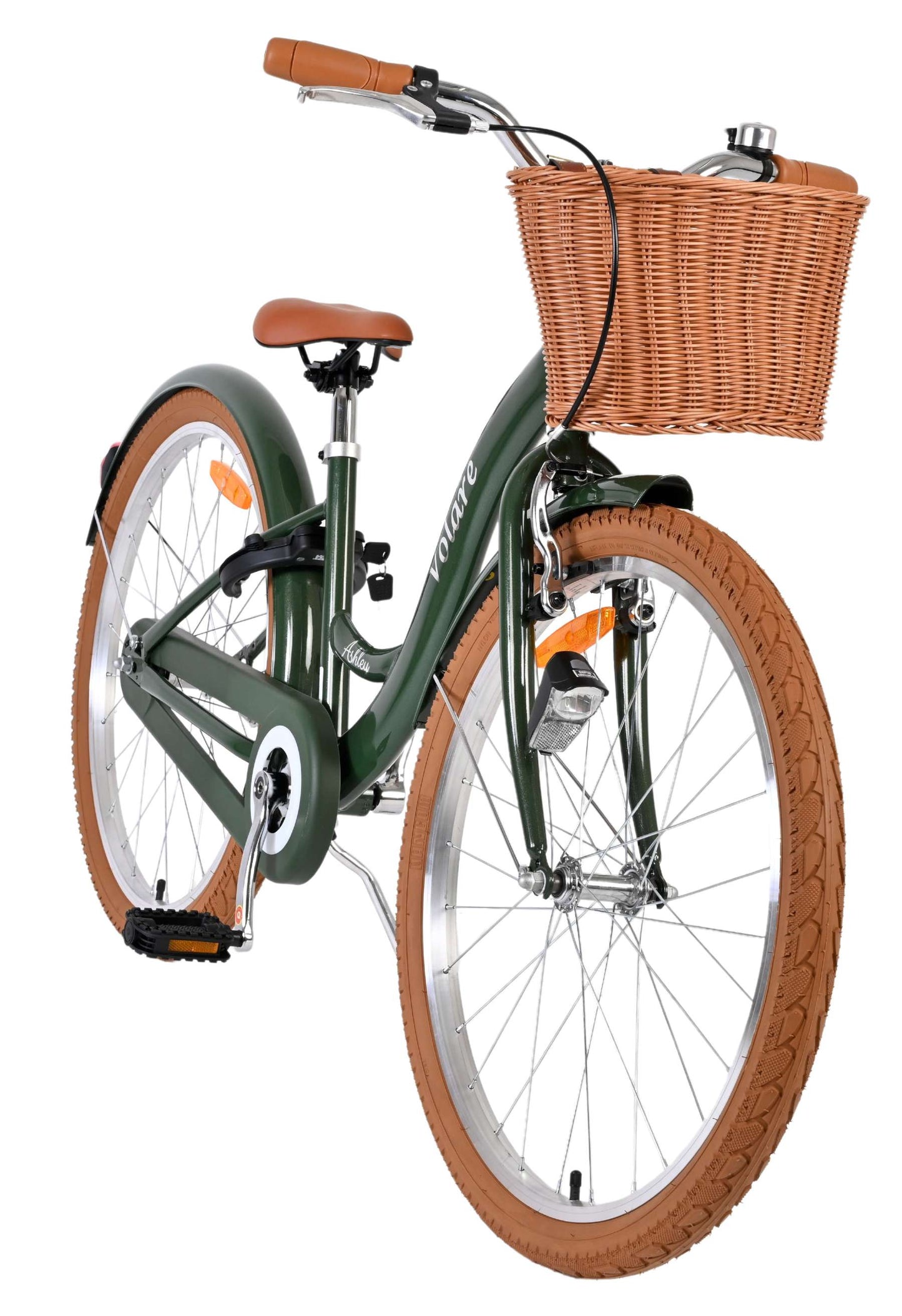 Bicicleta infantil Volare ashley - niña - 24 pulgadas - verde