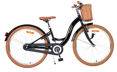 Bicicleta para niños Volare ashley - niñas - 24 pulgadas - negra