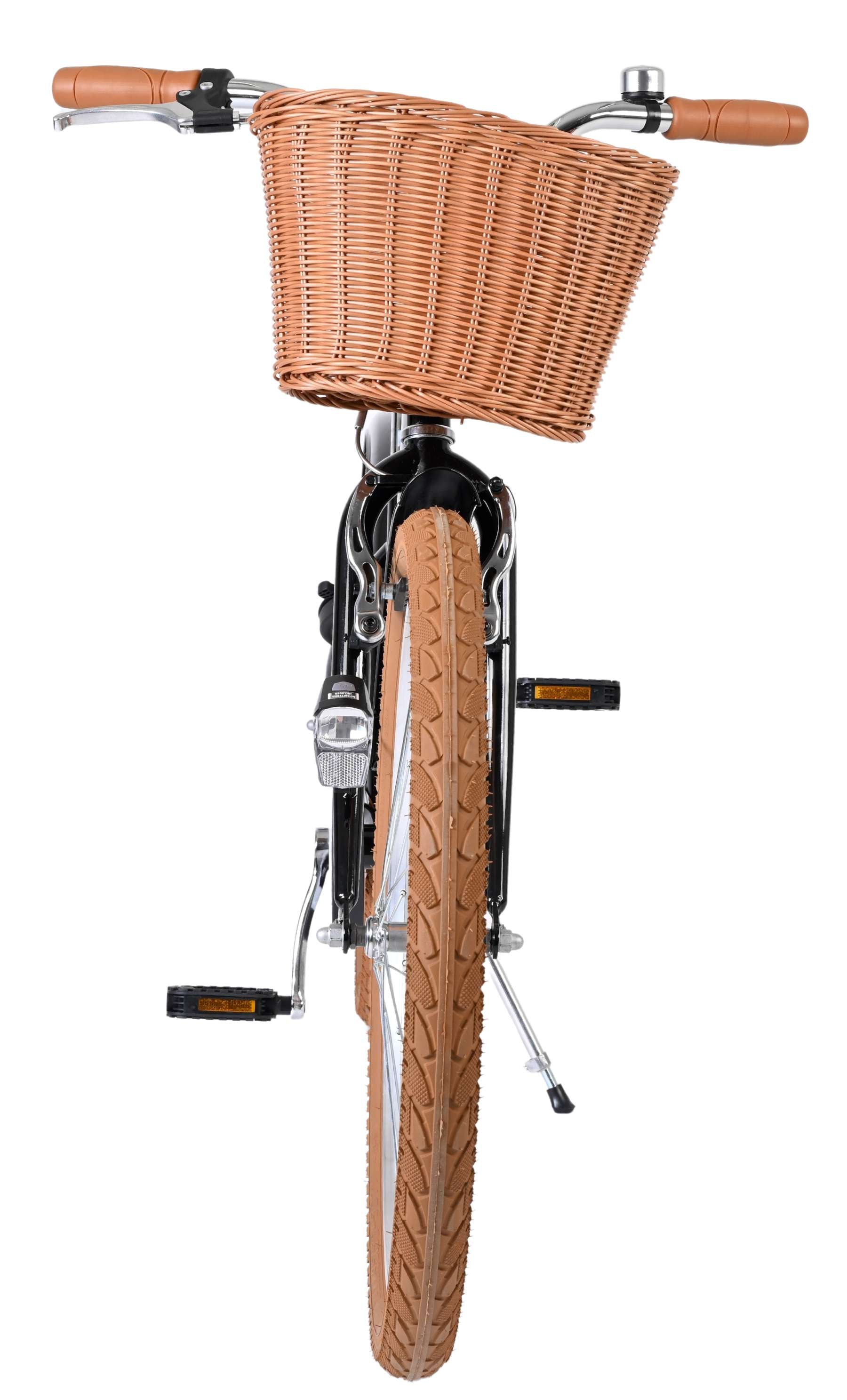 Volare ashley kinderfiets - meisjes - 24 inch - zwart