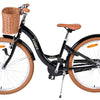 Volare ashley kinderfiets - meisjes - 24 inch - zwart