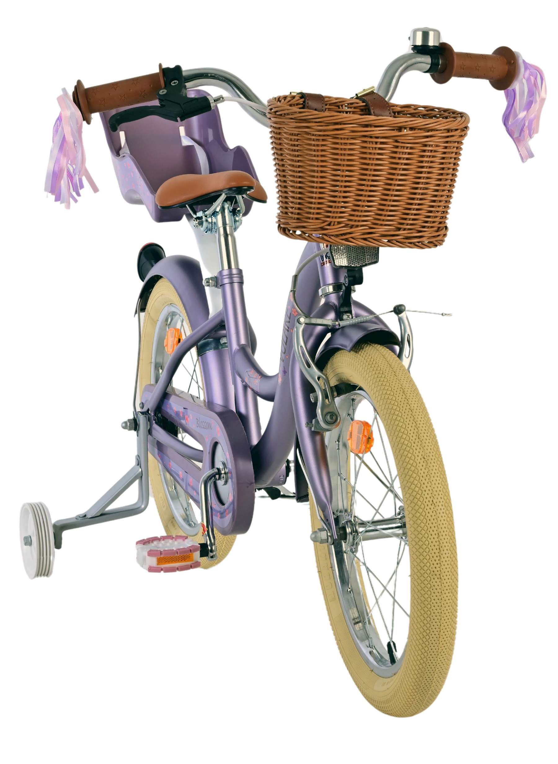 Bicicletta per bambini Volare Blossom - ragazze - 16 pollici - viola