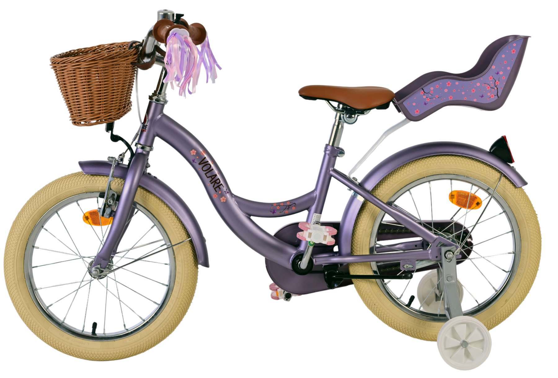 Bicicletta per bambini Volare Blossom - ragazze - 16 pollici - viola
