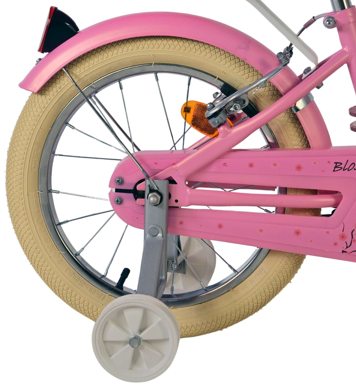 Bicicletta per bambini Volare Blossom - ragazze - 16 pollici - rosa - due freni a mano