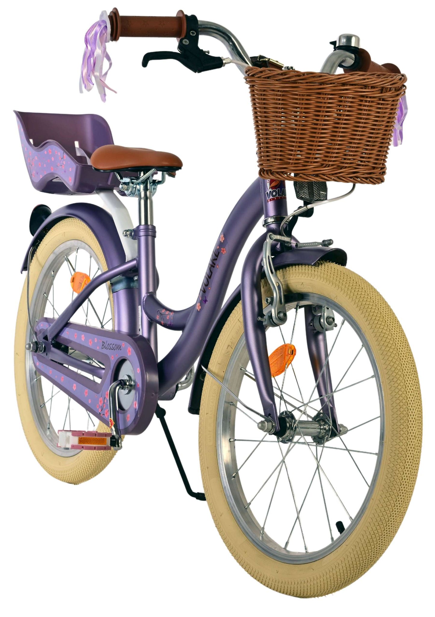 Bicicletta per bambini Volare Blossom - ragazze - 18 pollici - viola