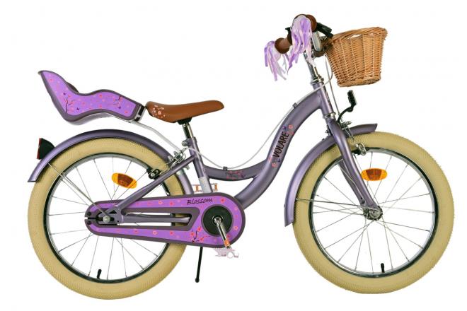 Valorare Blossom per bambini ragazze per bambini da 18 pollici freni a due mani viola