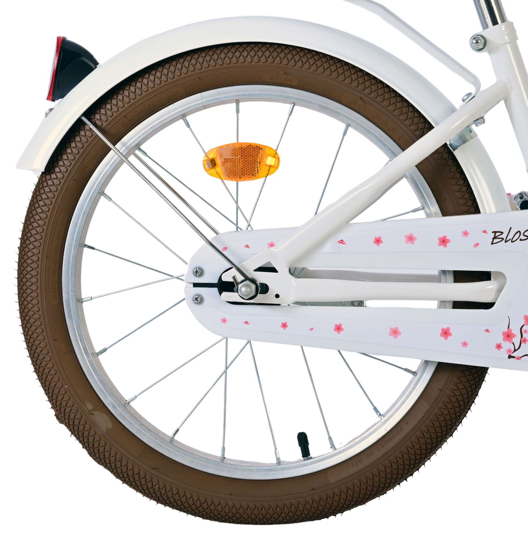 Bicicletta per bambini Volare Blossom - ragazze - 18 pollici - bianca