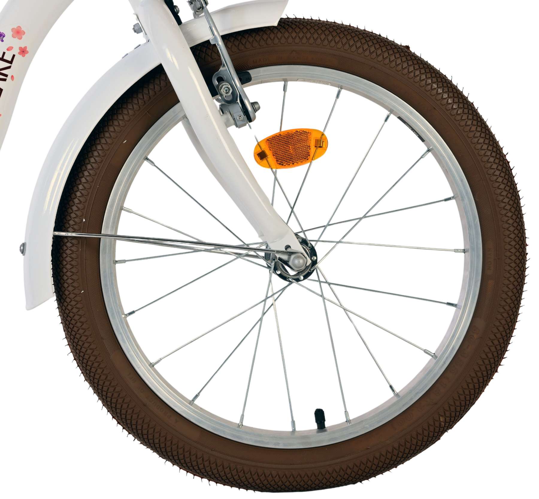 Bicicletta per bambini Volare Blossom - ragazze - 18 pollici - bianca