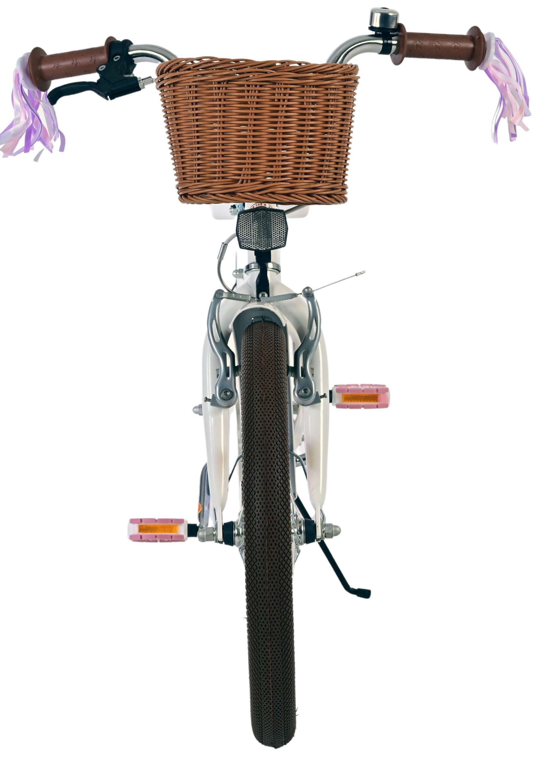 Bicicletta per bambini Volare Blossom - ragazze - 18 pollici - bianca
