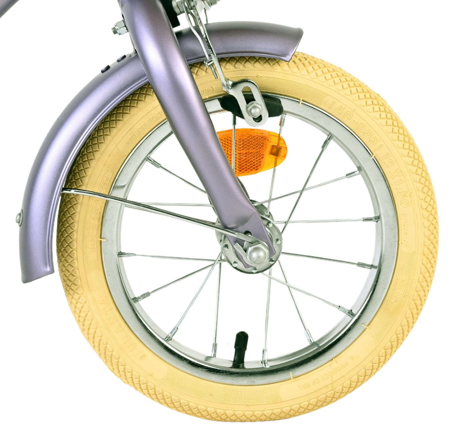 Bicicleta infantil Volare Blossom - niña - 12 pulgadas - violeta - dos frenos de mano