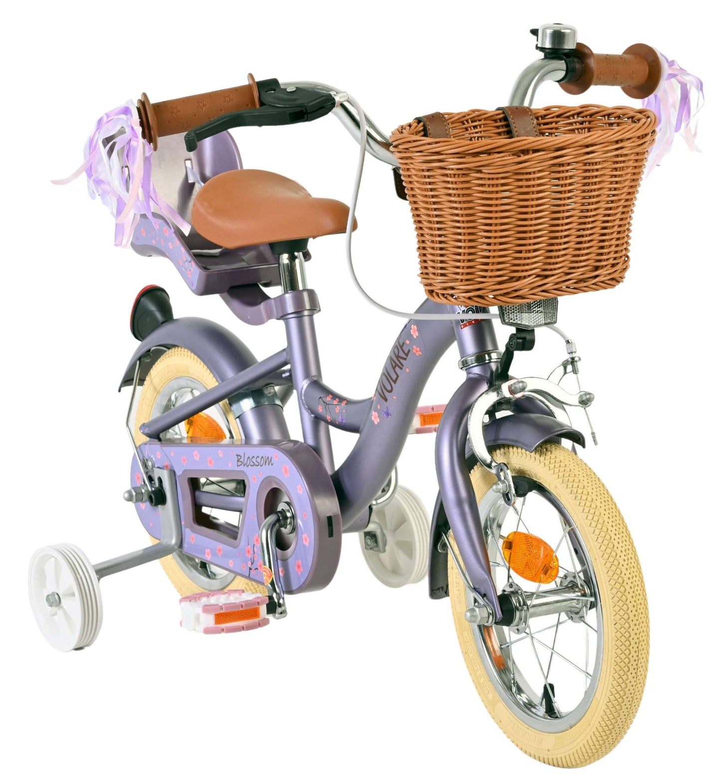 Bicicletta per bambini Volare Blossom - ragazze - 12 pollici - viola