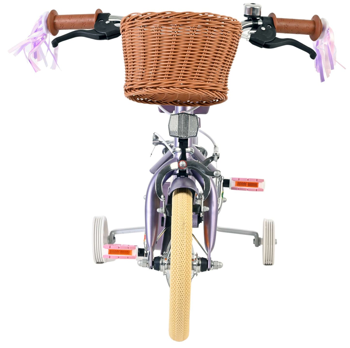 Bicicleta infantil Volare Blossom - niña - 12 pulgadas - violeta - dos frenos de mano
