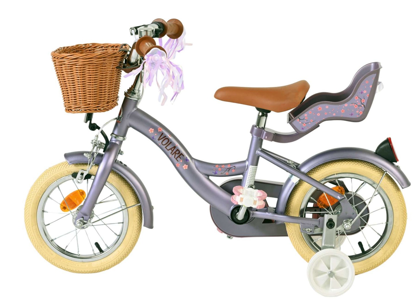 Bicicletta per bambini Volare Blossom - ragazze - 12 pollici - viola