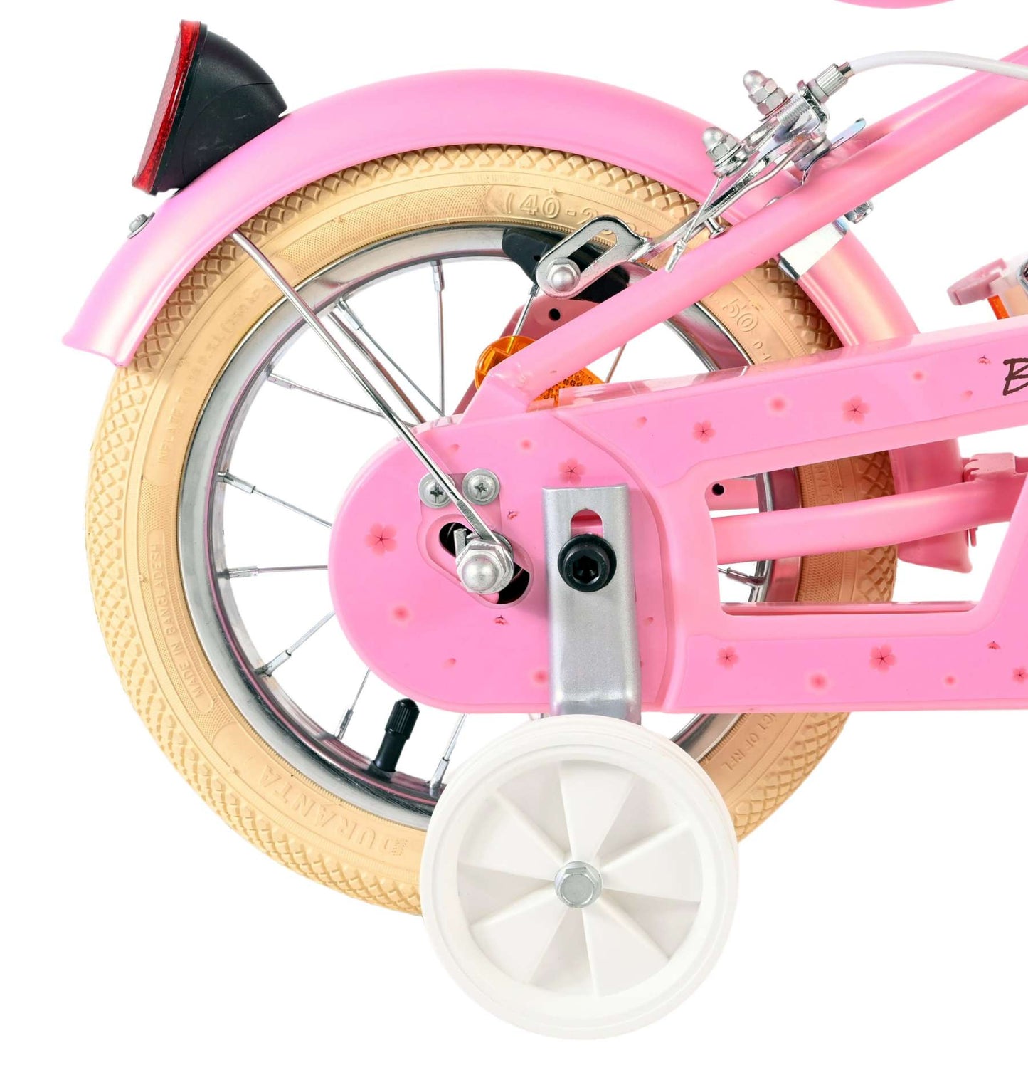 Bicicletta per bambini Volare Blossom - ragazze - 12 pollici - rosa - due freni a mano